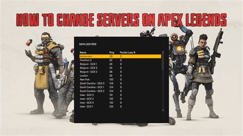 How To Change Servers On Apex Legends Manually Choose Apex Legends