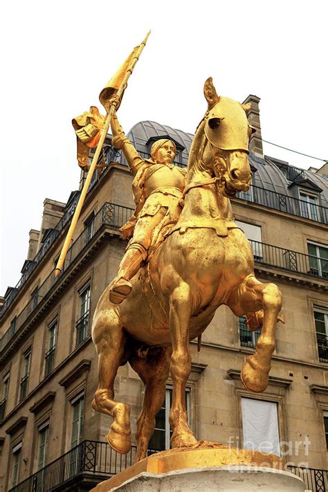 Joan Of Arc Statue Paris Photograph By John Rizzuto