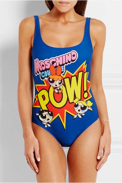 Moschino Printed Swimsuit Net A Portercom