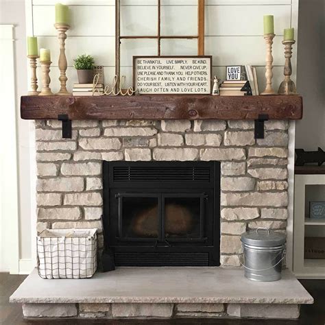 Simple Update Brick Fireplace 17 Facelift Ideas For A Fireplace