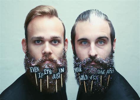 Loveisspeed The Gay Beards Glitter Moustaches And Flower