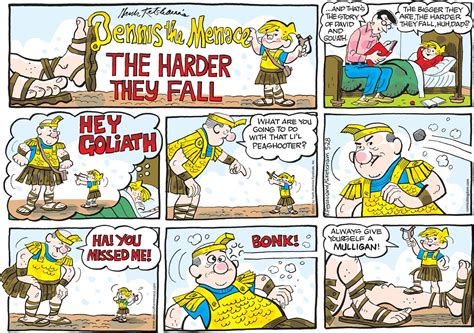 Dennis The Menace The Harder They Fall Dennis The Menace Dennis Comics