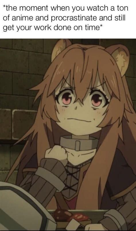 Raphtalia Anime Animal Memes Anime Wolf