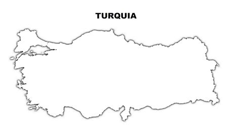 MAPA MUDO TURQUIA Suporte Geográfico