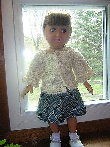 Ravelry February Doll Sweater For 18 Doll Pattern By Jen Cooley