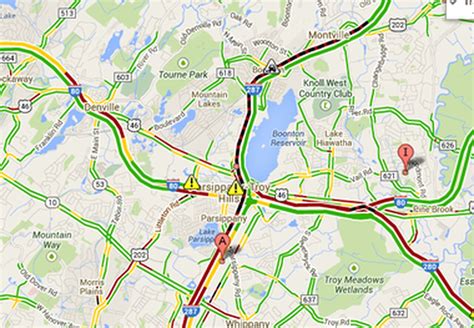 Rush Hour Traffic On Route 287 Heavy Delays Around Parsippany