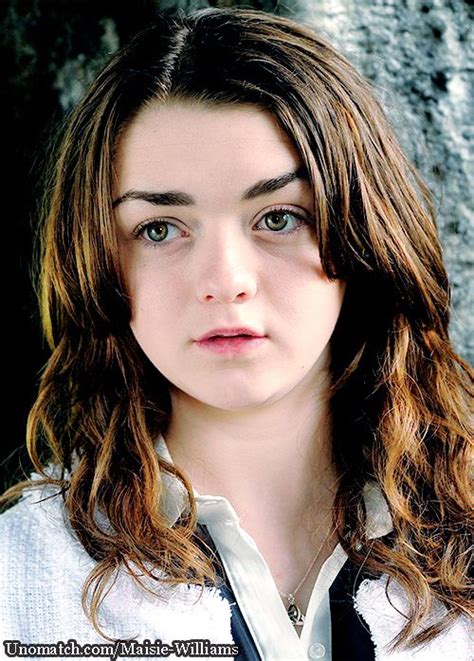 Williams Has Played Arya Stark A Tomboyish Young Girl From A Noble