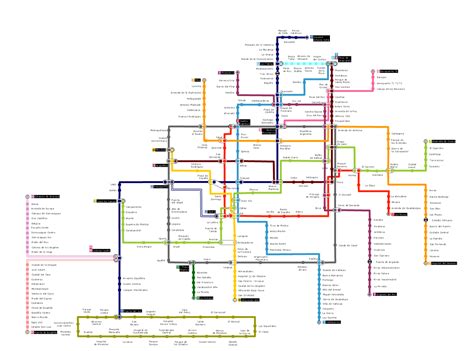 La metropolitana di Madrid è una rete di linee
