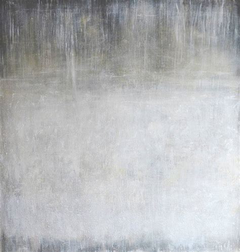 Grey Abstract Painting Homage To Rothko Silent Day Painting By Leon
