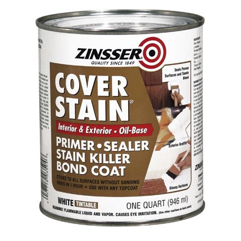 Zinsser Cover Stain Interiorexterior High Hiding Oil Based Wall And