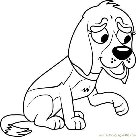 Pound Puppies Millards Mother Coloring Page For Kids Free Pound