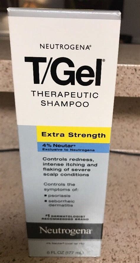 Neutrogena Tgel Shampoo Extra Strength 60 Fl Oz Ebay T Gel
