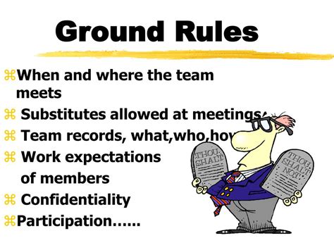 Examples Of Team Ground Rules