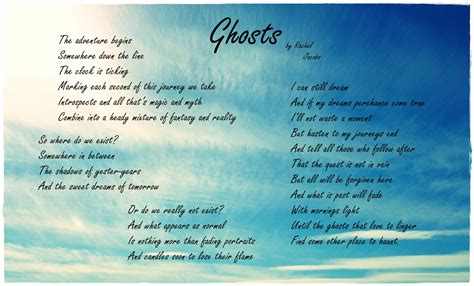 Ghosts Original Poem By Rachel Jacobs Photo By Rachel Jacobs