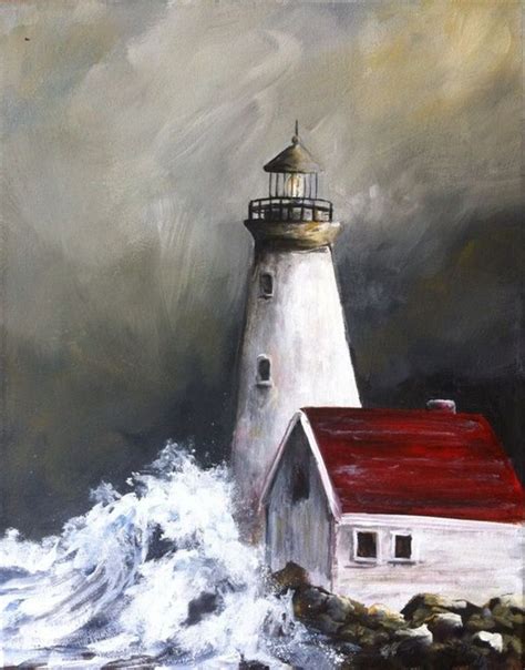 25 Simple And Easy Lighthouse Painting Ideas For Beginners Lighthouse