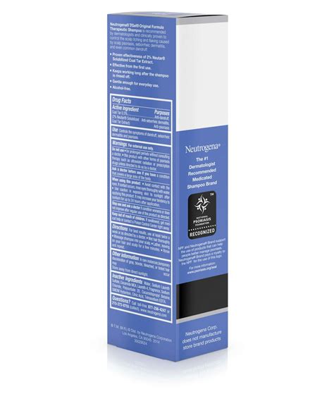 Tgel Therapeutic Original Formula Scalp Treatment Shampoo Neutrogena