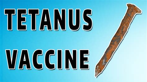 tetanus shots indication mechanism  vaccine youtube