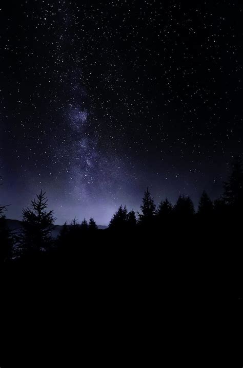 Stars In The Night Sky Background