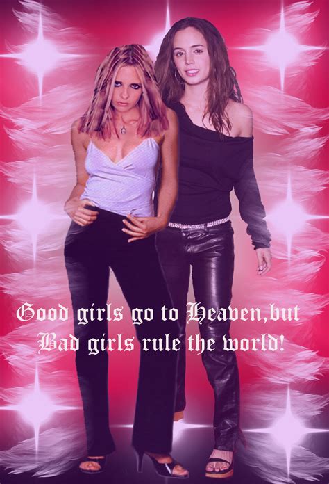 Bad Girls Buffy Vs Faith Fan Art 8058444 Fanpop