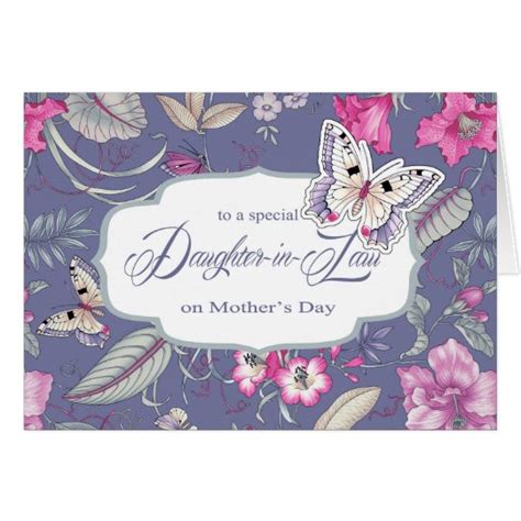 For Daughter In Law On Mothers Day Greeting Cards Zazzleca