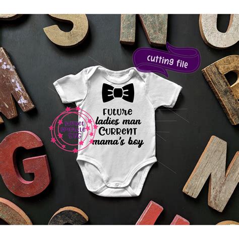 Baby Boy Onesies Svg 327 Svg File For Silhouette