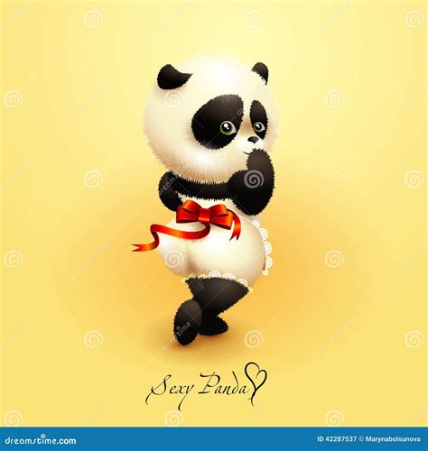 Sexy Panda Stock Illustration Image 42287537