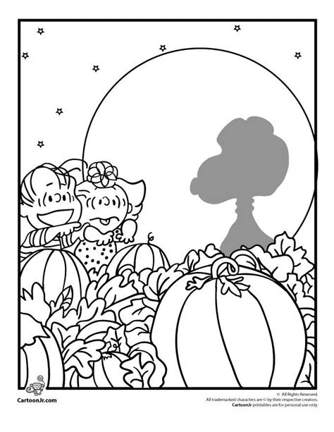 Great Pumpkin Charlie Brown Coloring Pages Coloring Home