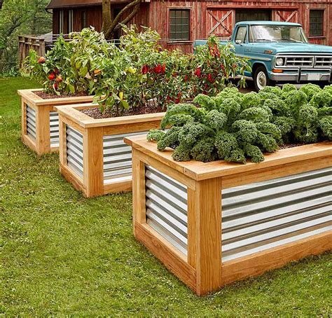 Raised Garden Beds Plans Pdf Cedar Raised Garden Bed Step By Etsy