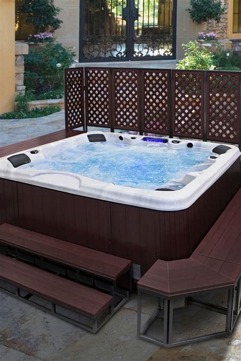 Spa Surrounds For A Perfect Home Resort Feel Video Spa Hot Tubs Hot Tub Spa