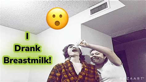 Husband Drinks My Breast Milk Prank Funny Reaction Youtube