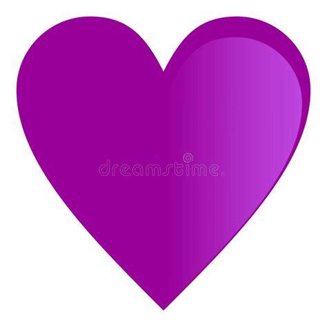 Love Heart Purple Logo Icon Stock Illustrations 1967 Love Heart