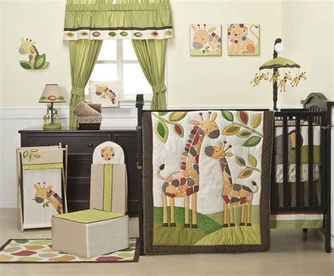 Kids Line 6 Pc Crib Set Jungle Jigsaw Baby Bedding Sets Baby Room