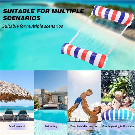 Buy 2 Pack Swimming Pool Floats Inflatable Water Hammock Adults Size