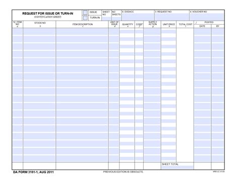 Da Form 3161 Request For Issue Or Turn In Forms Docs 2023