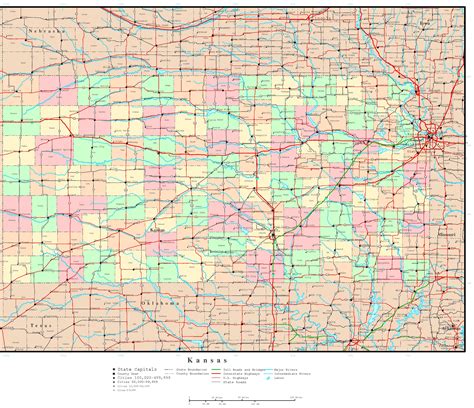 Kansas Political Map