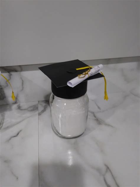 Mini Graduation Hatssets Of 10center Piece1in12 Etsy