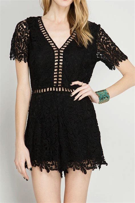 black lace romper shopmucho black lace romper lace romper rompers