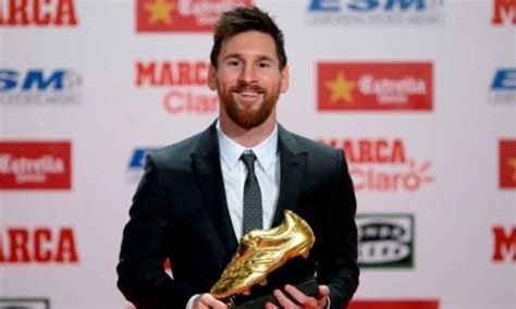 Lionel Messi Ganó Por Sexta Vez La Bota De Oro Y Estiró La Ventaja Con Cristiano Como Máximo