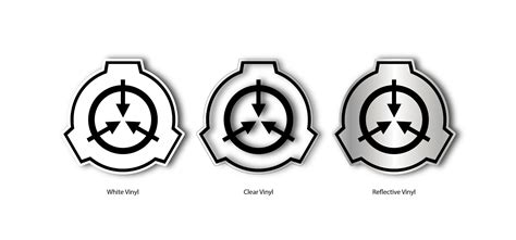 Scp Foundation Logo Emblem Decal Sticker Etsy