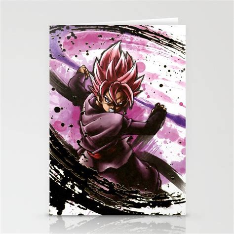 Goku Black Dragon Ball Super Stationery Cards By Katemoonjhj Society6