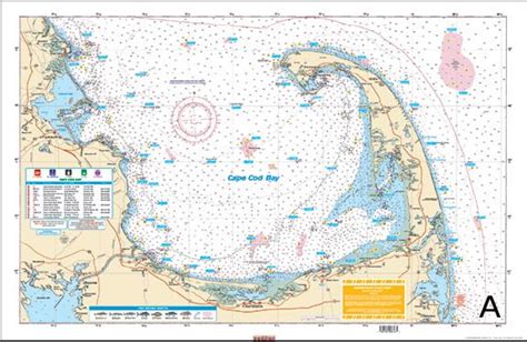 Cape Cod Bay Charted Cape Cod Bay Nautical Map Cape Cod