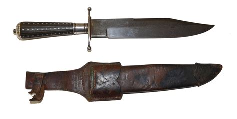 Classic 1860 65 Sheffield Bowie Knife With Sheath — Horse Soldier