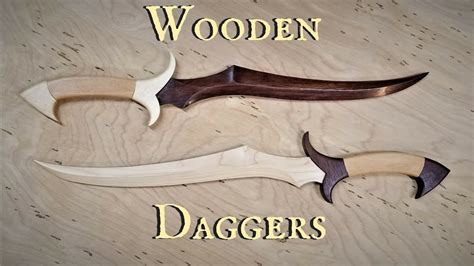 Printing directly from your browser's preview can distort the dimensions. Making Wooden Daggers TEMPLATE AVAILABLE - YouTube