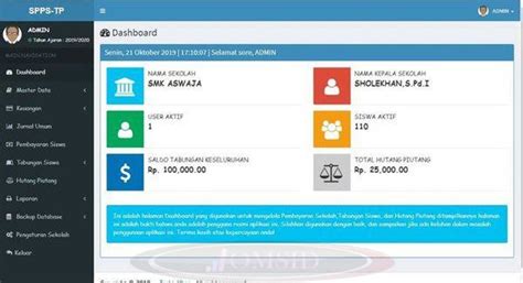 Jual Aplikasi Pembayaran SPP dan Administrasi Sekolah Berbasis Web di