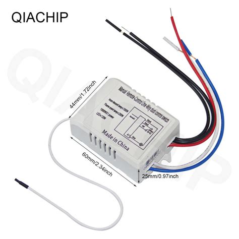 Qiachip Wireless Remote Control Light Switch V Receiver Transmitter On Off Digital Way