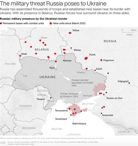Official Russian Military Capabilities Along Ukraine Border Near 100