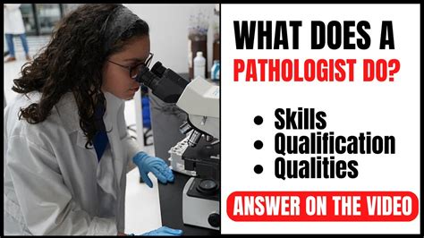 What Does An Pathologist Do Youtube