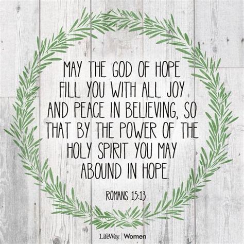 May The God Of Hope Fill You With All Joy And Peace In Believing So