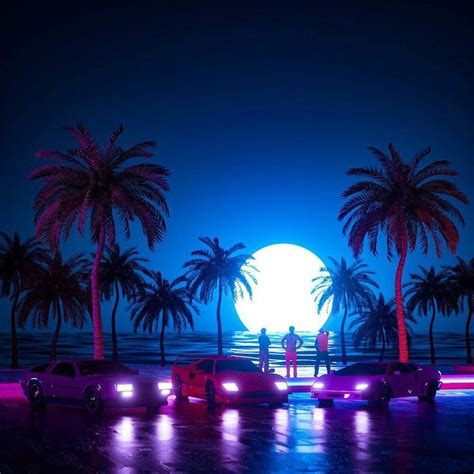 Perfect Vaporwave Landscape Vaporwave Wallpaper Synthwave Synthwave Art