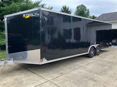 24 Ft Stealth Cobra Aluminum Enclosed Trailer Like New Used Stealth